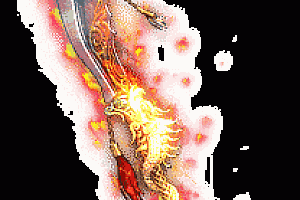 万兽战将关公刀武器素材