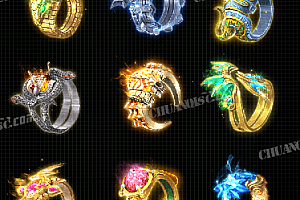 九款高清大动态戒指素材