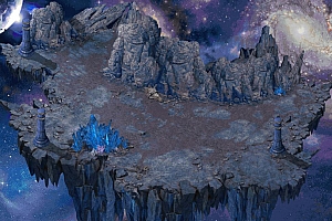 宇宙星空暗黑传奇真彩地砖地图素材WIL格式