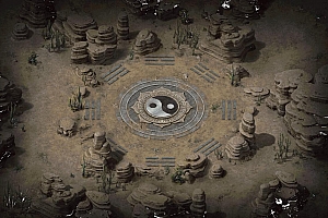 太极八卦传奇地图通用素材