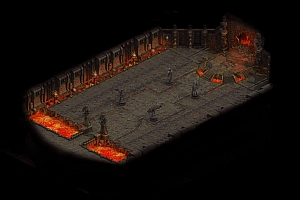 传奇火龙禁地真彩地图素材0159