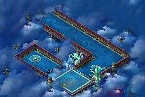 传奇天空断崖地图素材0175