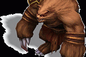传奇森林棕熊怪物素材0031
