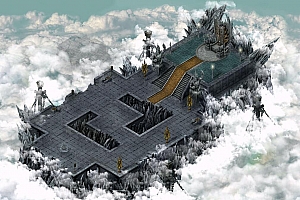 传奇天宫大殿高清地图素材0328