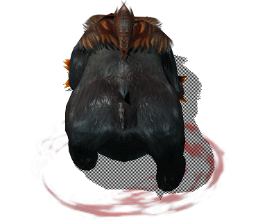 传奇怪物高清素材烈火棕熊PNG格式插图