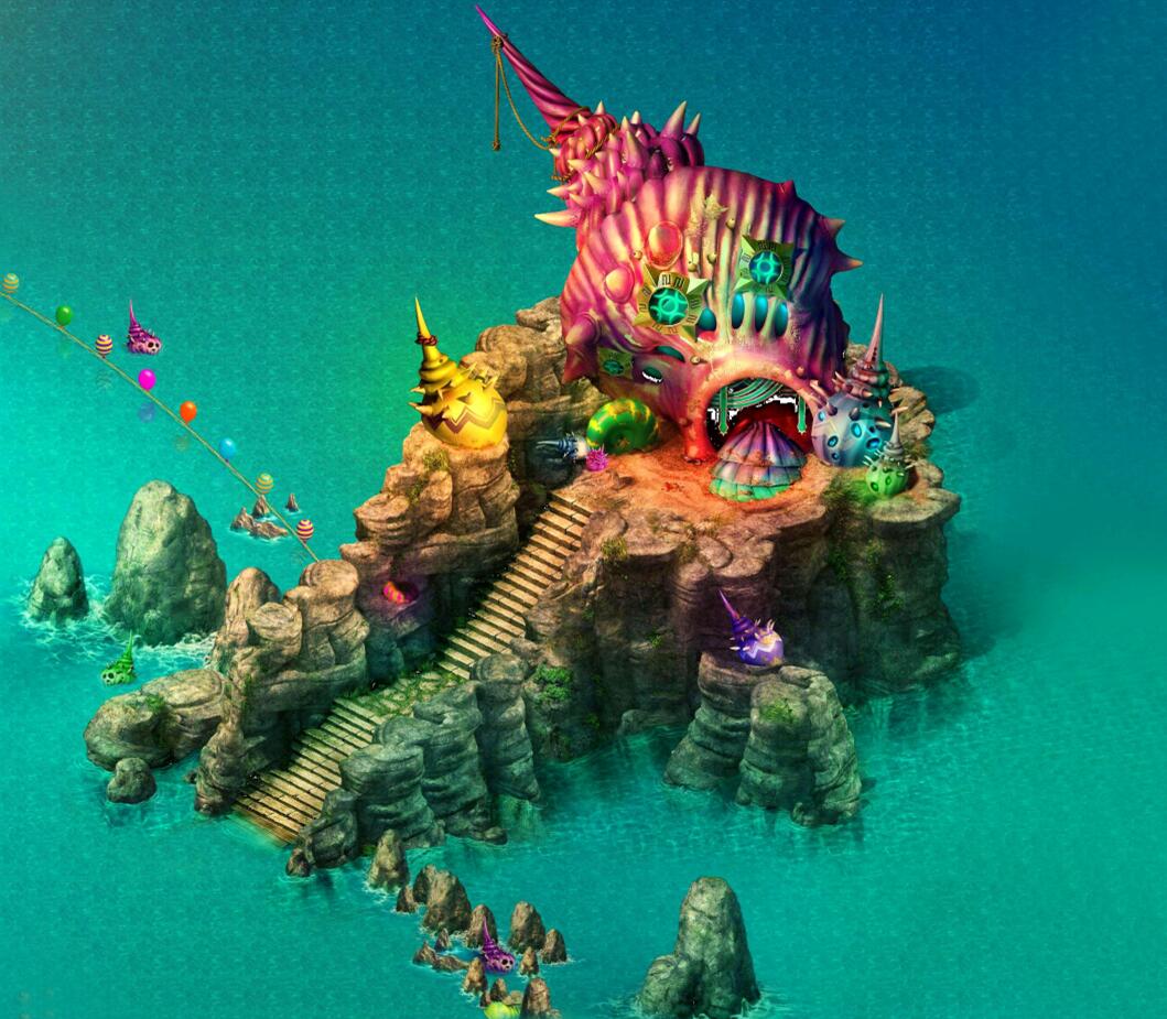 传奇海螺岛屿真彩地图素材0227插图
