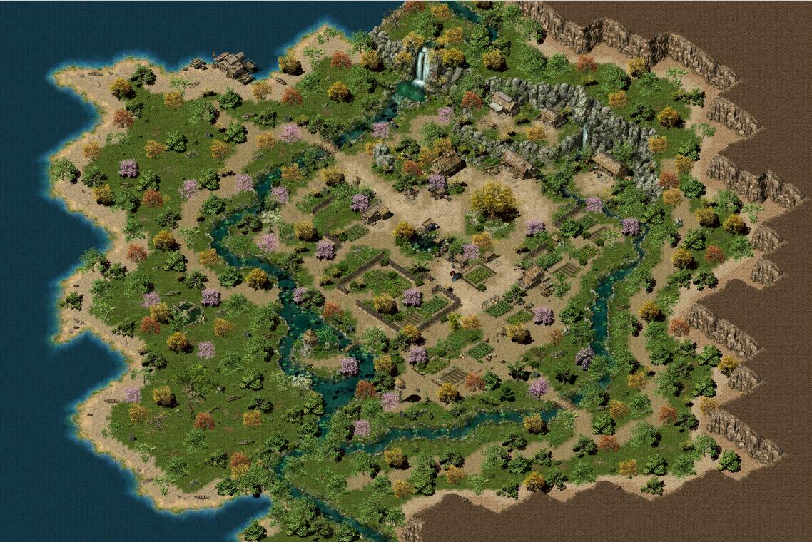 传奇新版卧龙村高清地图素材0234插图