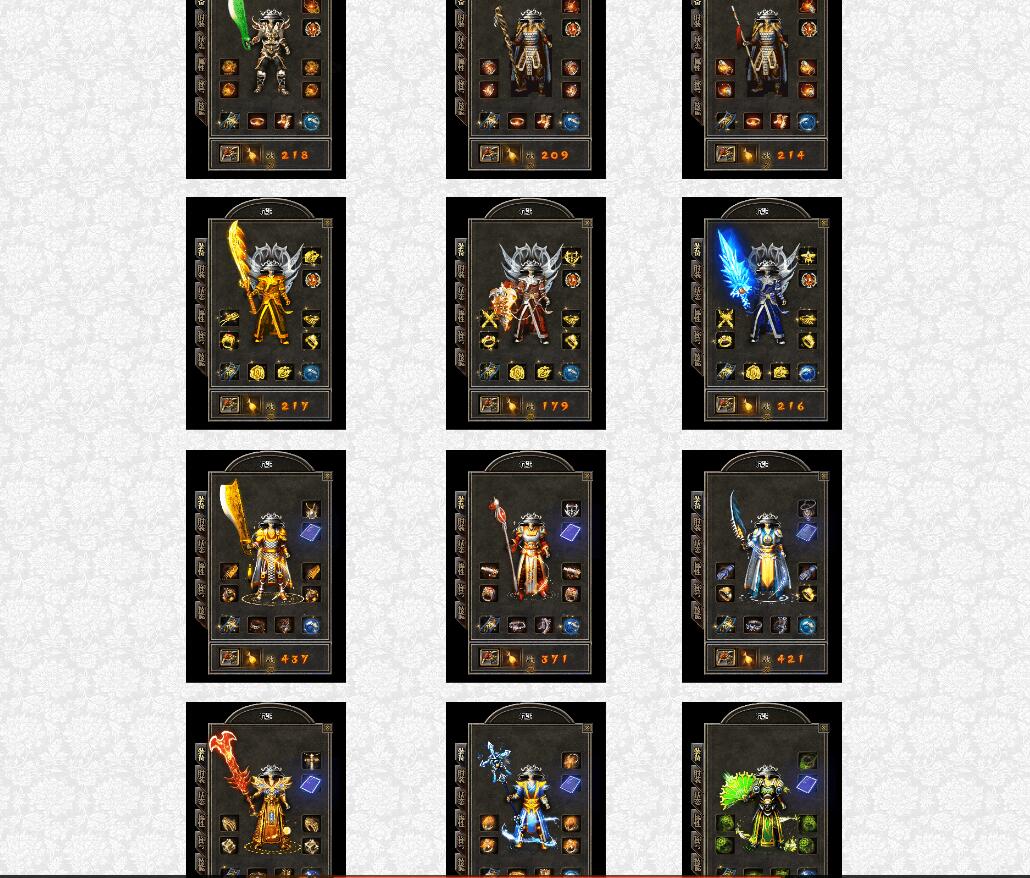 经典我本沉默怀旧传奇三职业带假人版本【Gee引擎】插图1