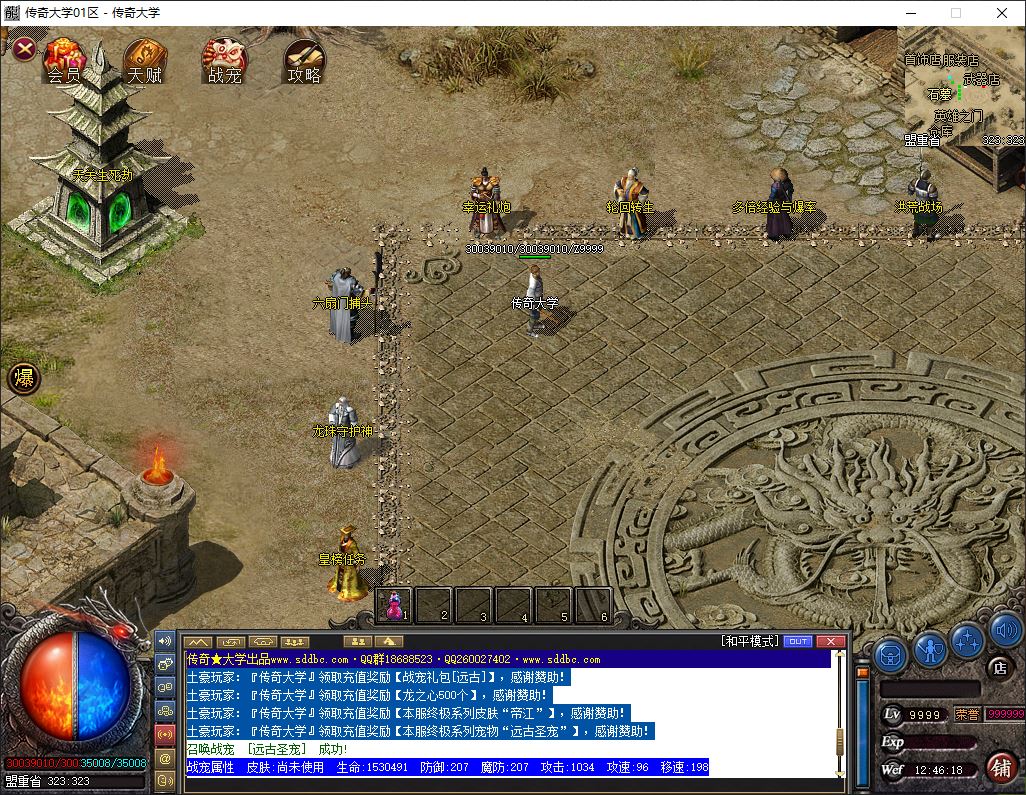 仙魔宠物复古微变半公益三职业传奇版本库-翎风引擎插图10