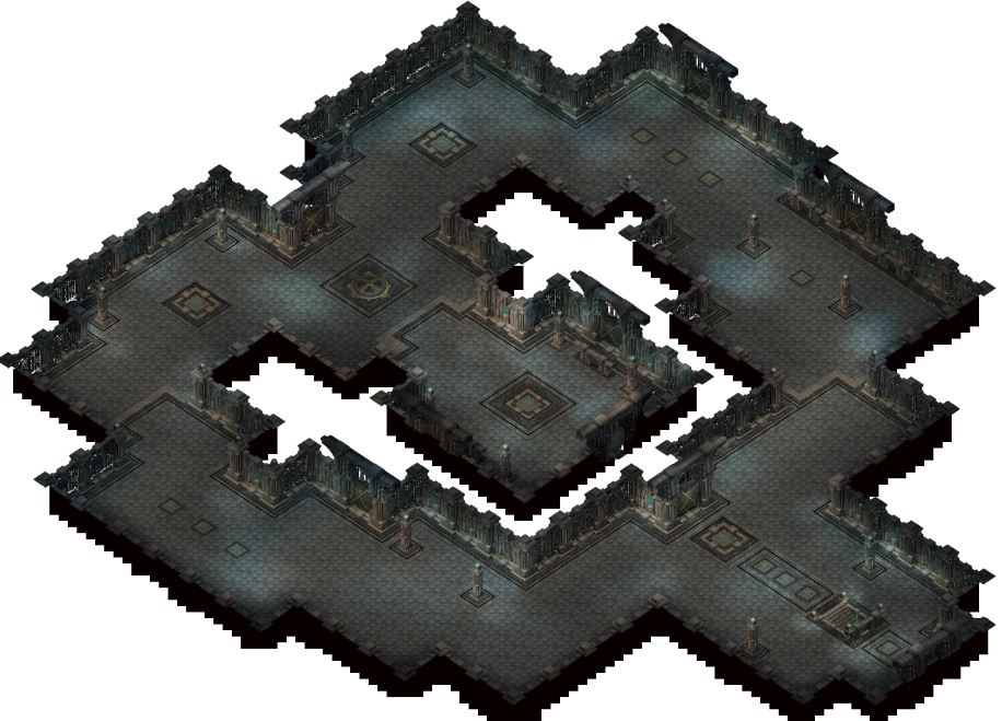 古代神殿二层传奇地图素材0418插图