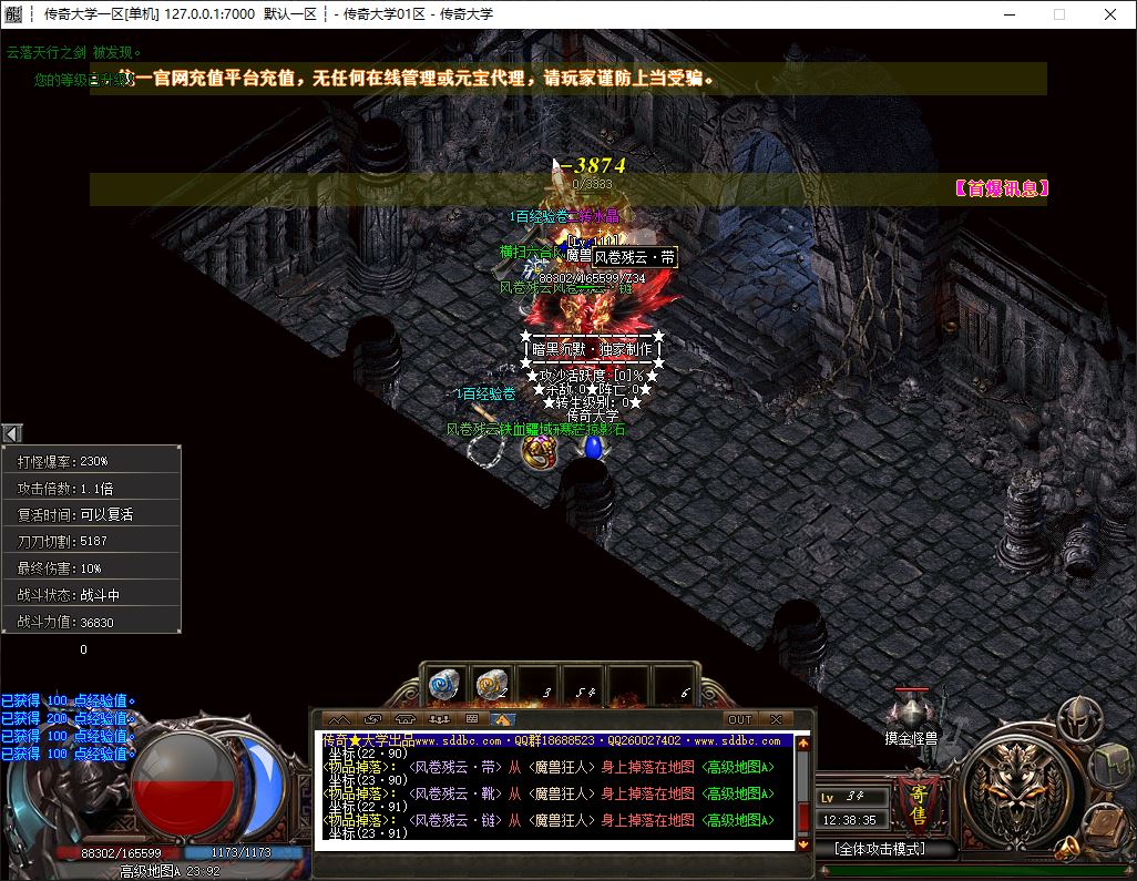 独家暗黑沉默剧情专属神器微变单职业传奇版本库-神盾插件-GOM引擎插图23