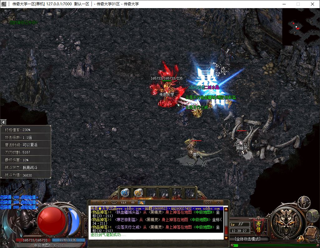 独家暗黑沉默剧情专属神器微变单职业传奇版本库-神盾插件-GOM引擎插图26